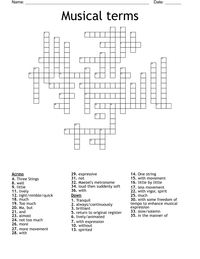 nimble crossword clue
