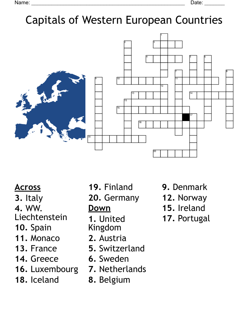 Norway Crossword WordMint