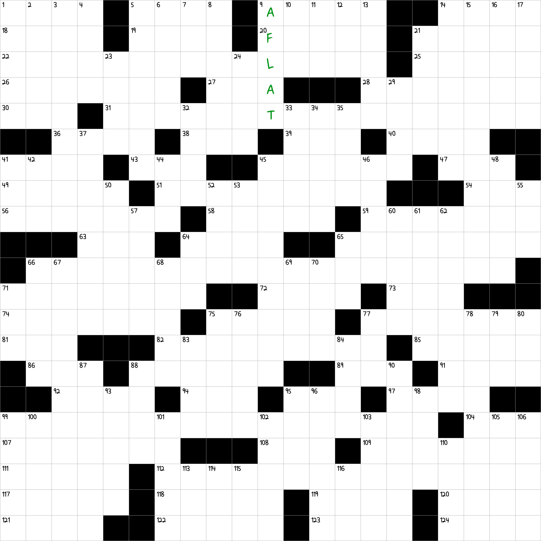 Note In The F Minor Scale NYT Crossword Clue January 19 2025