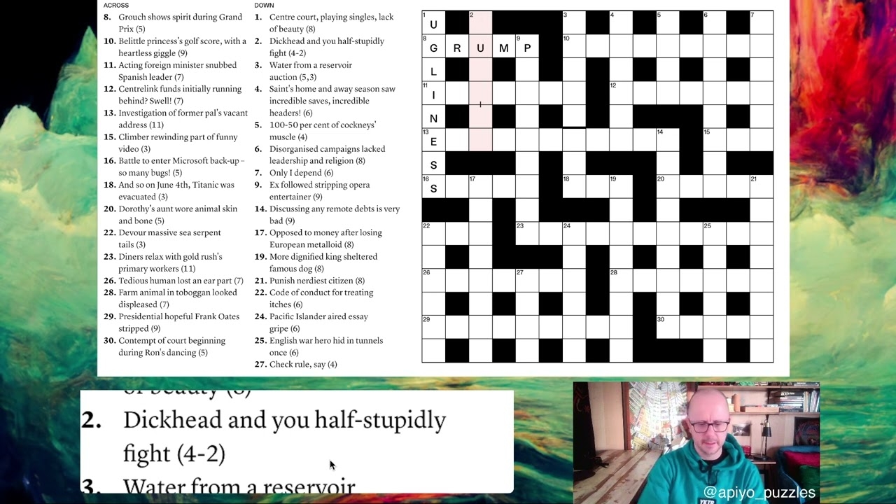 belittle crossword clue