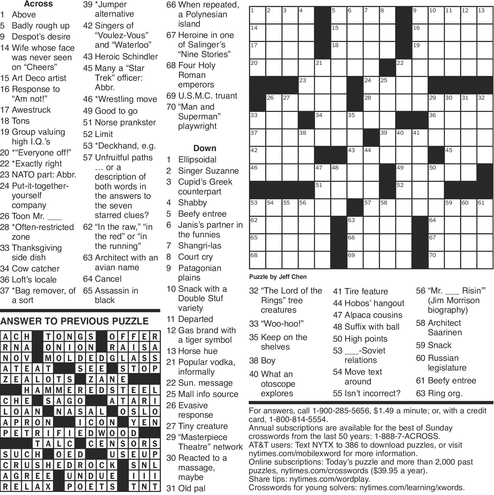 architect saarinen crossword clue