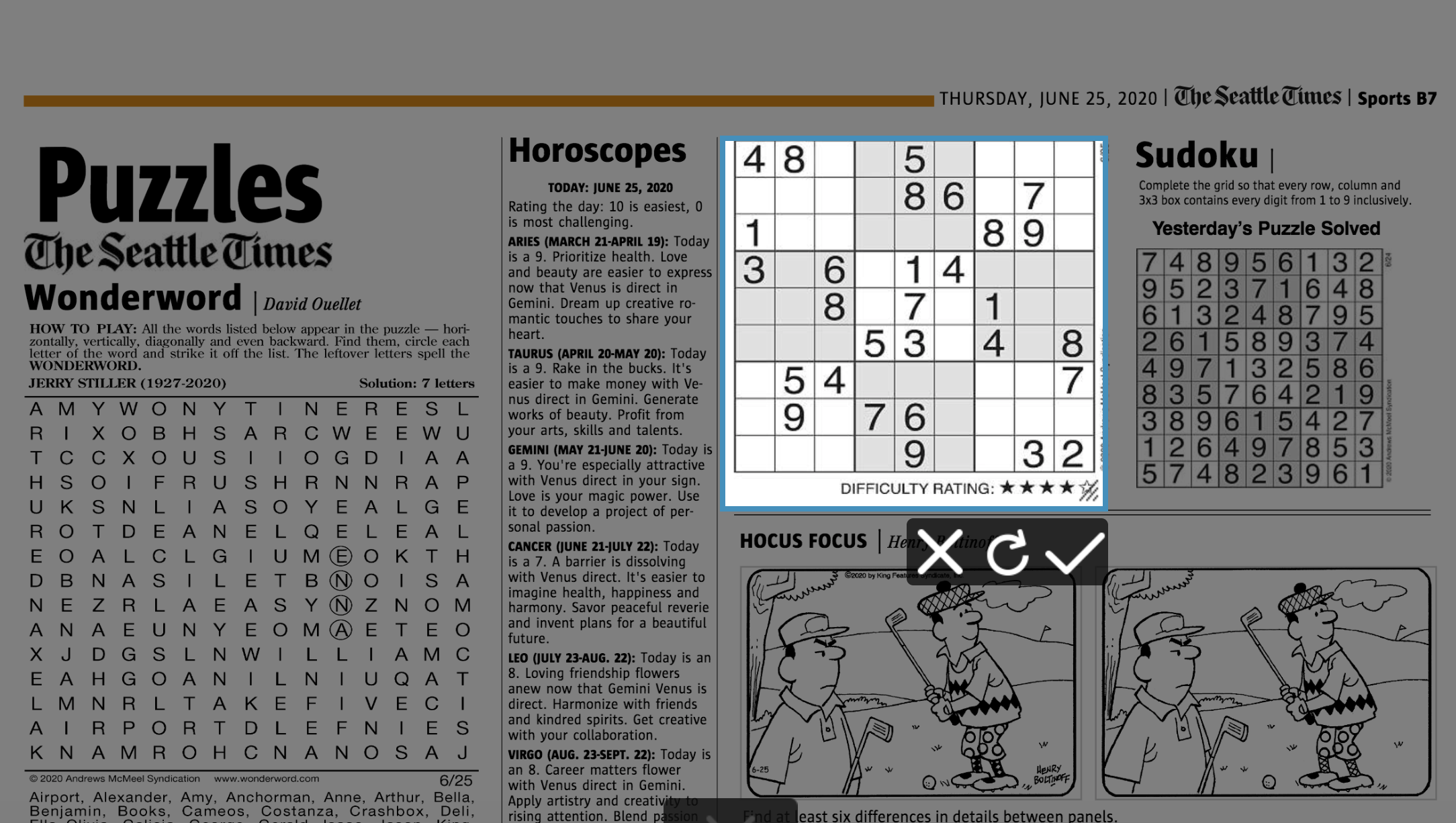 seattle nytimes crossword