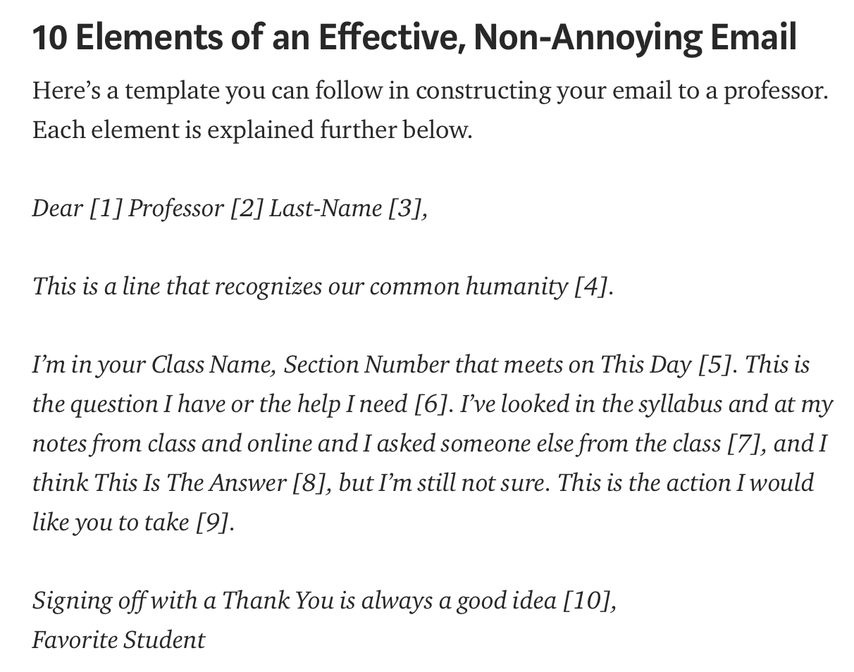 Professors Offer Advice On Teaching Students How To Email Them Professors Offer Advice On Teaching Students How To Email Them
