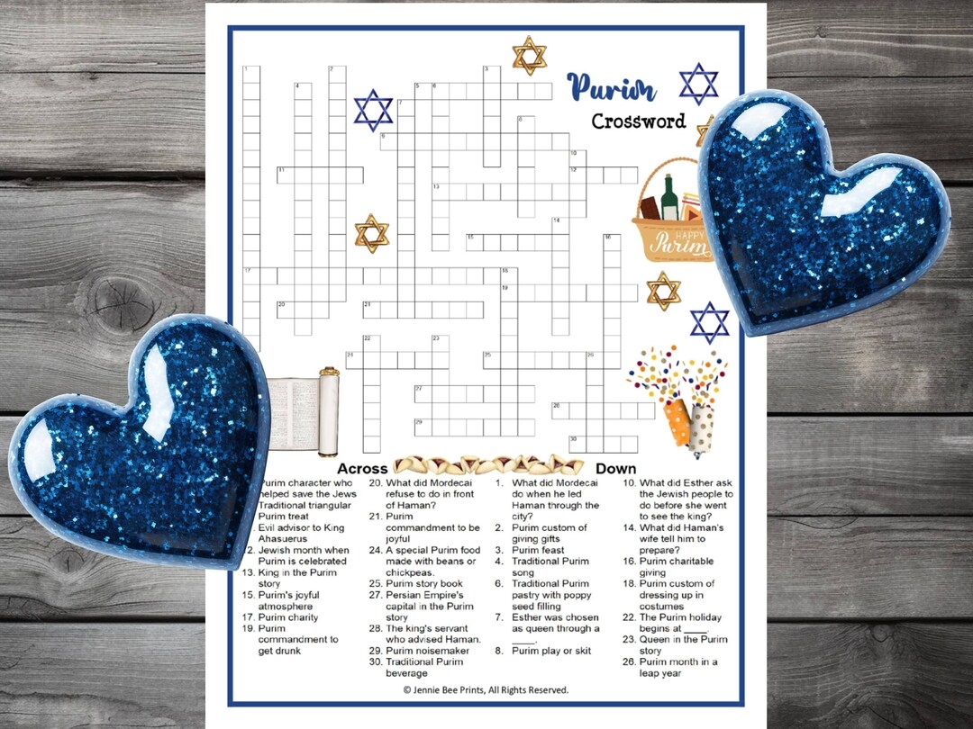 jewish month crossword clue