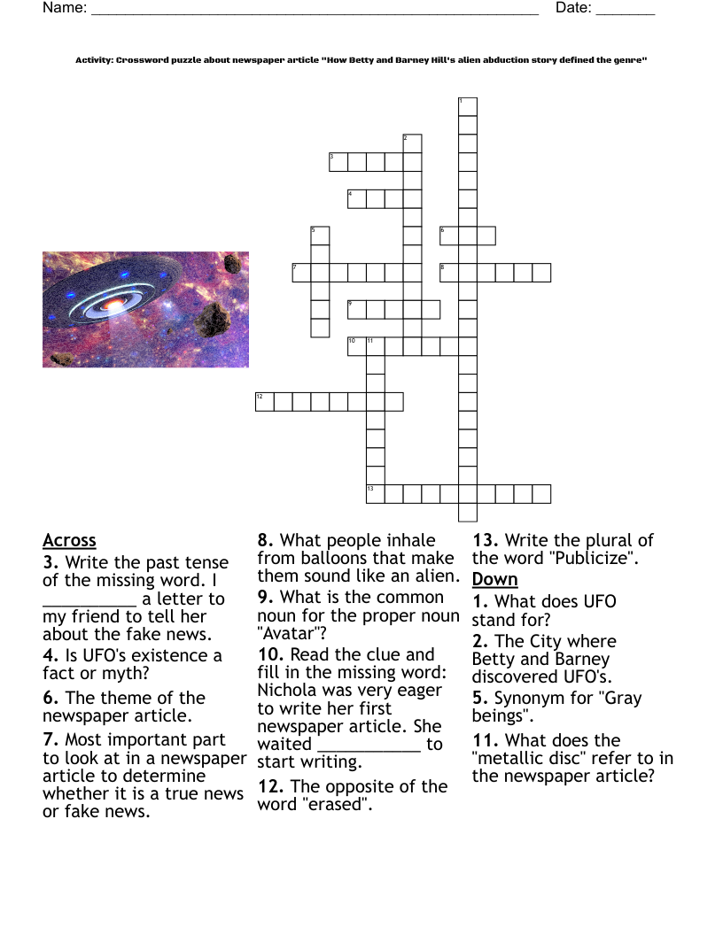 Real Or Fake Crossword WordMint