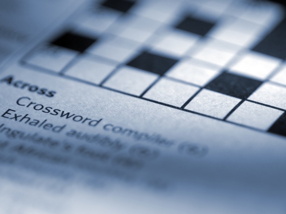 unserious font crossword clue