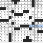 Rex Parker Does The NYT Crossword Puzzle Flower That Shares Its Name With A Sea Creature WED 2 3 21 Bookend Letters Of Google Maps Appropriately Japan s Largest Lake Located NE