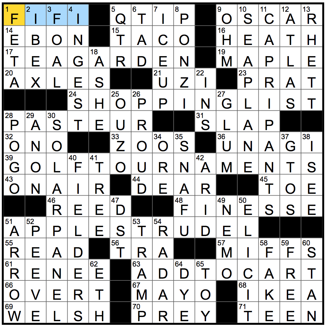 Rex Parker Does The NYT Crossword Puzzle June 2018