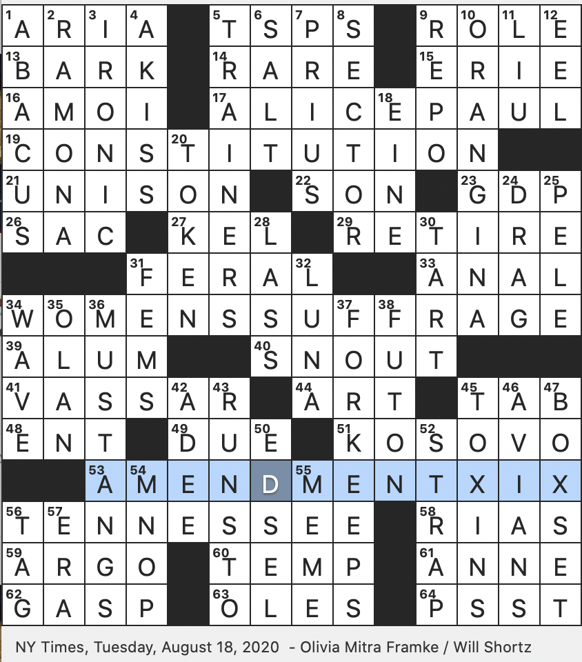 mother of pearl crossword puzzle clue