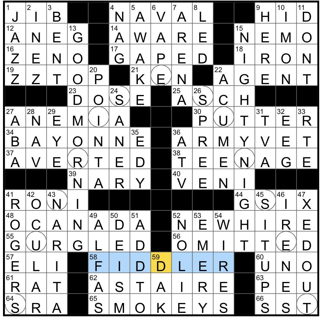 home monitors nyt crossword