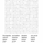 Samurai Crossword Word Search WordMint