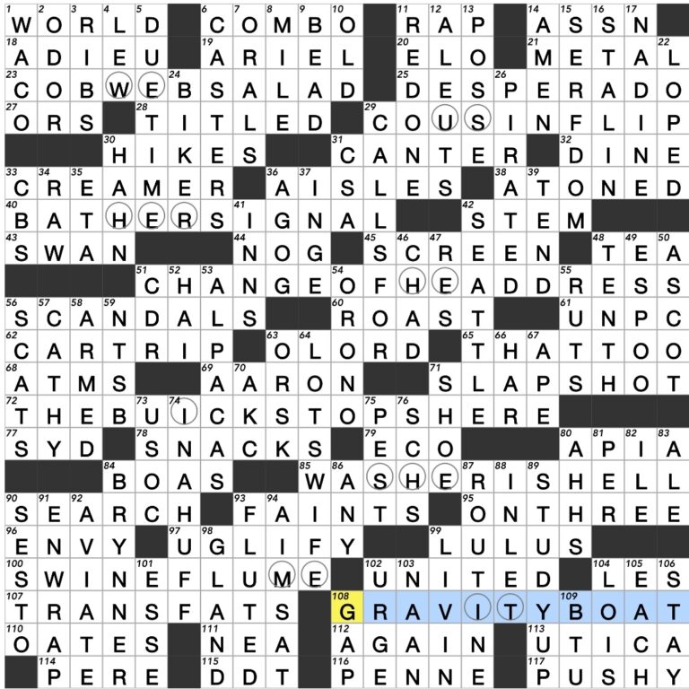 Saturday September 7 2019 Diary Of A Crossword Fiend