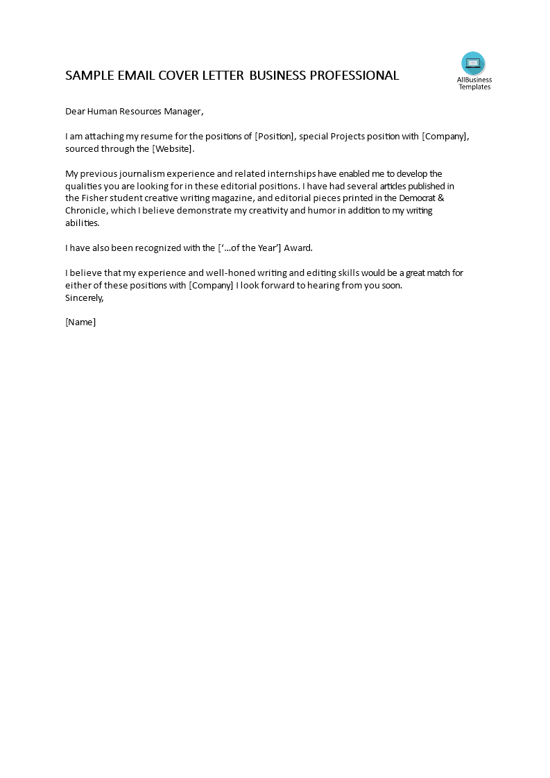 Simple Job Application Email Templates At Allbusinesstemplates Simple Job Application Email Templates At Allbusinesstemplates