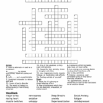 Social Anxiety Disorder Crossword WordMint