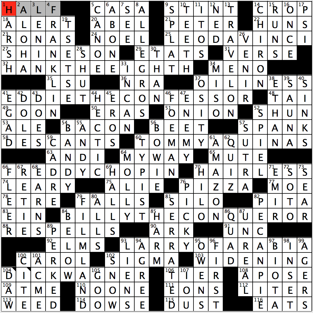 crooked crossword clue