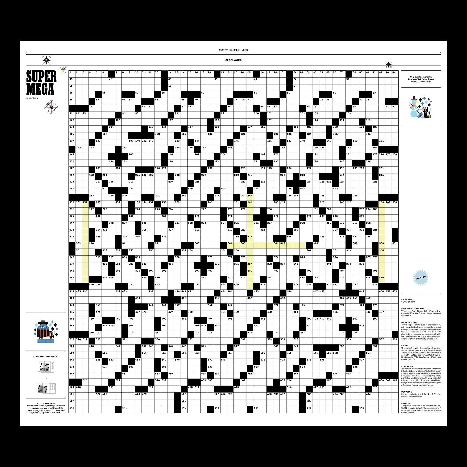 de plume crossword clue