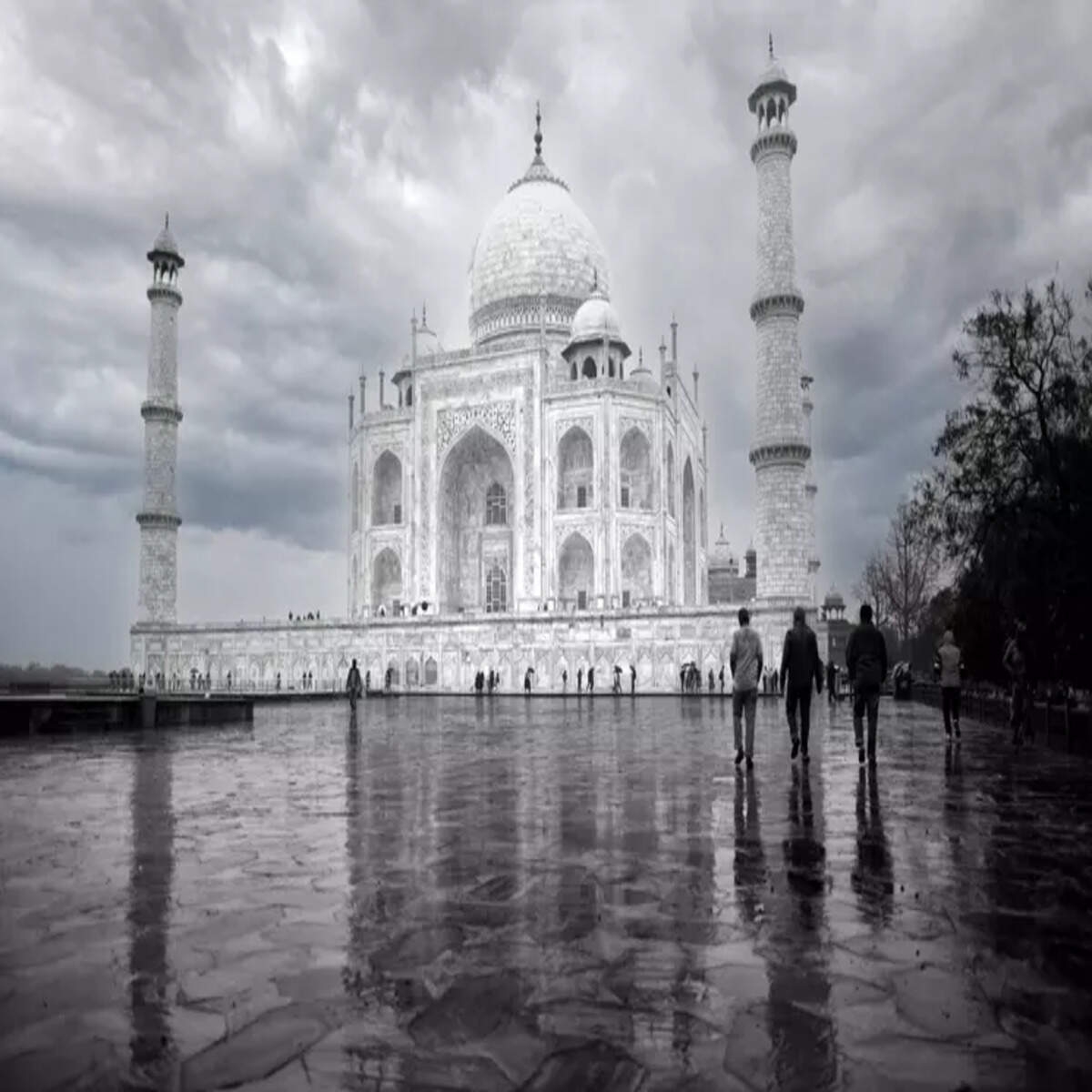 Taj Mahal s Magnificence Fading Cracks Appear Across The Iconic Monument Precious Stones Erode The Economic Times