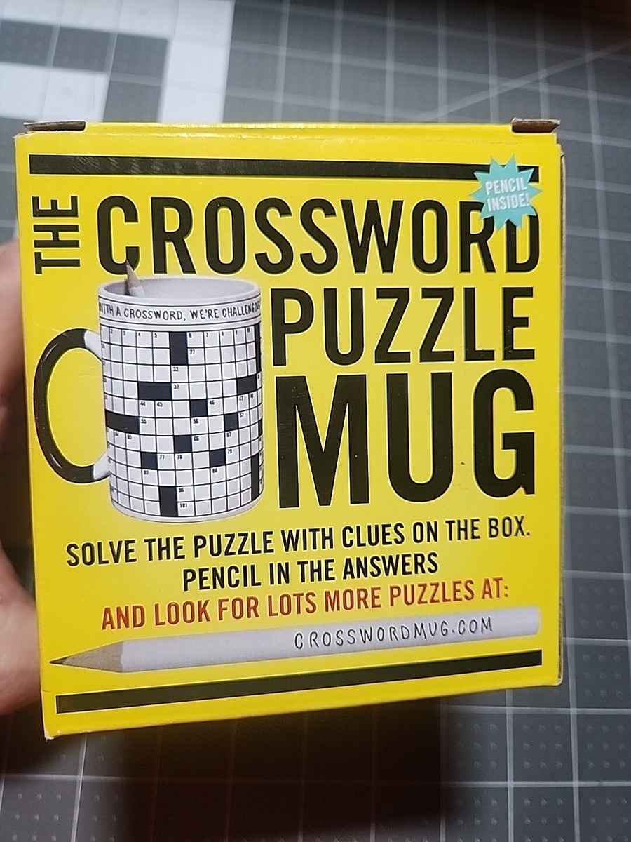 The Crossword Puzzle Mug The Unemployed Philosophers Guild NIB EBay
