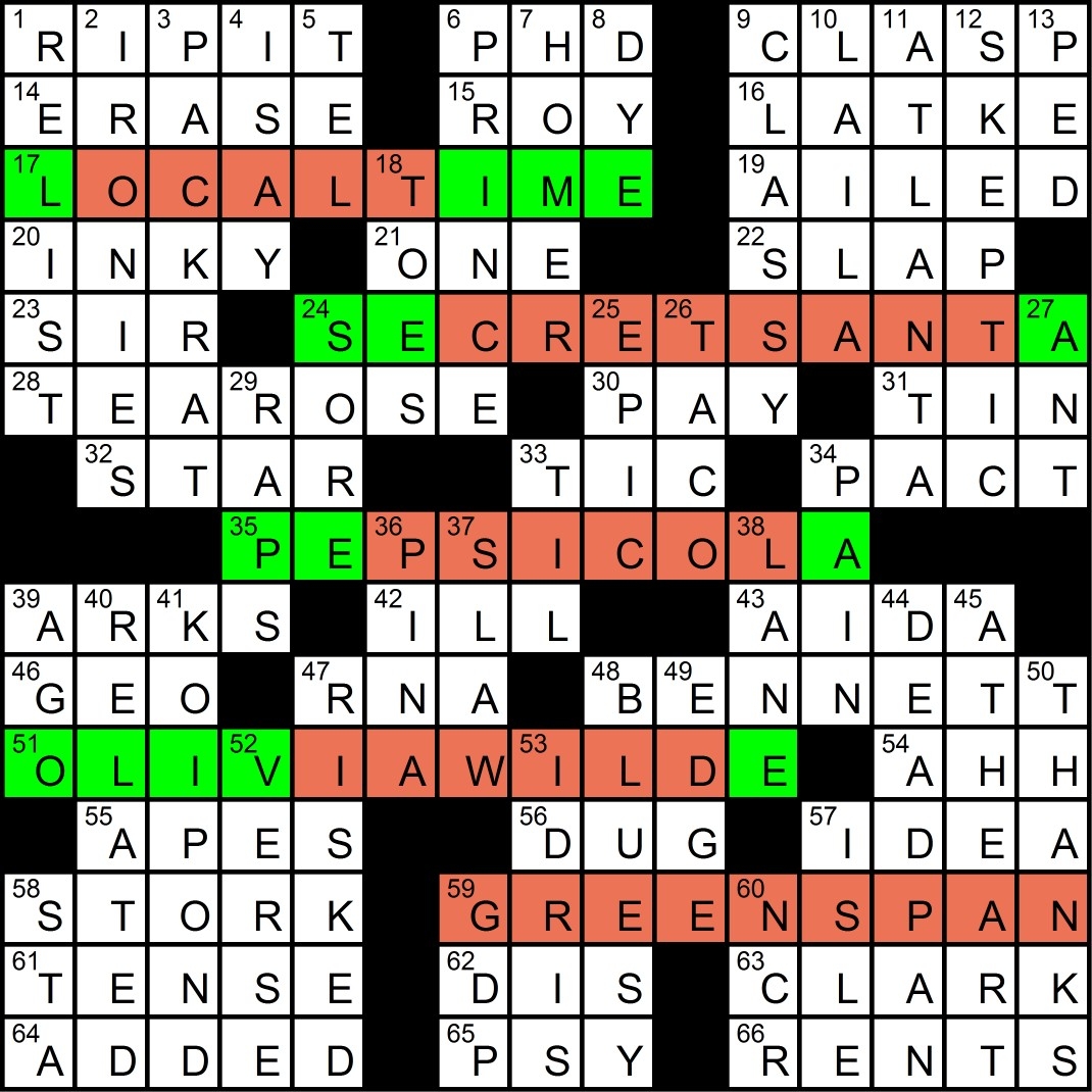 The Puzzle Society Crossword Crossing 2018
