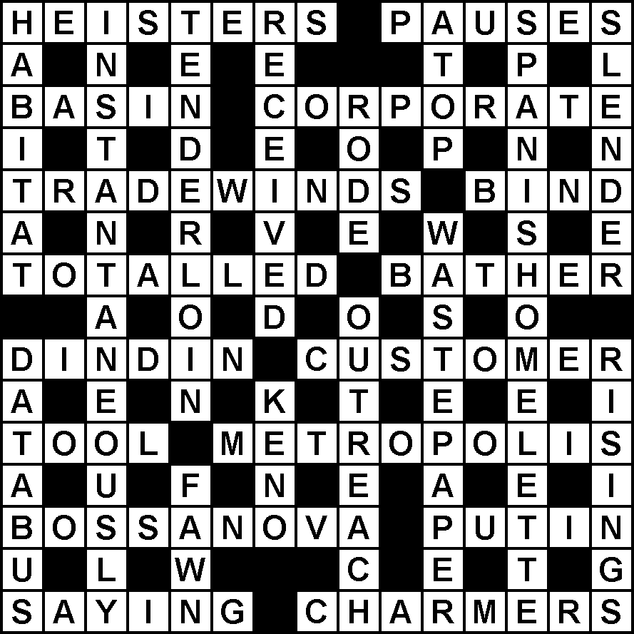 The Stickler Weekly 56 Solution Australian Crosswords