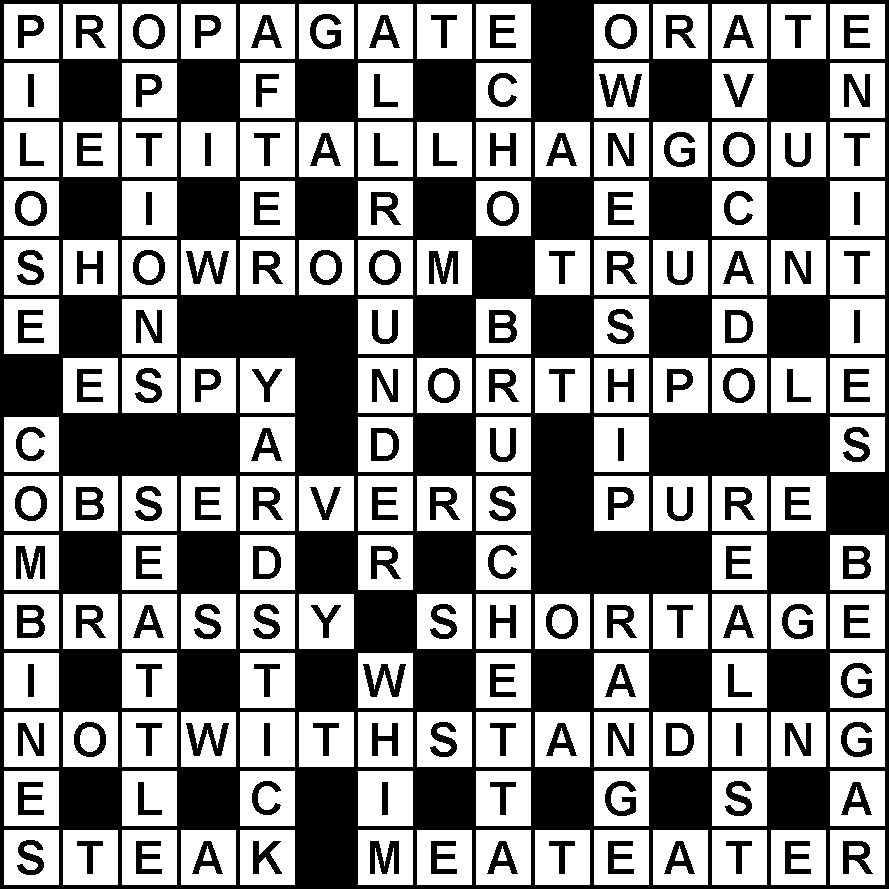 The Stickler Weekly 83 Solution Australian Crosswords