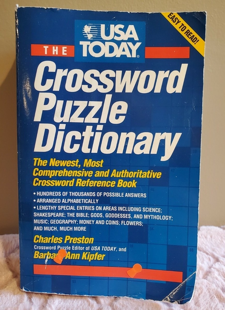 The USA Today Crossword Puzzle Dictionary 1995 EBay