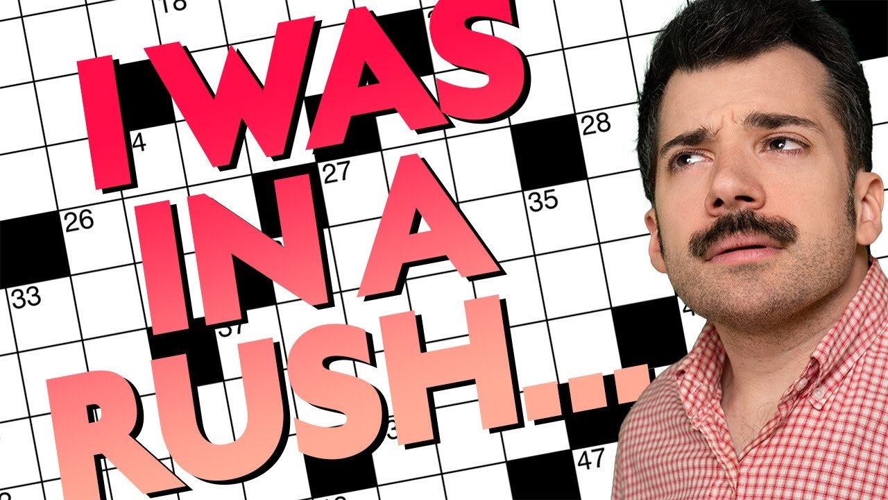 what's the rush nyt crossword
