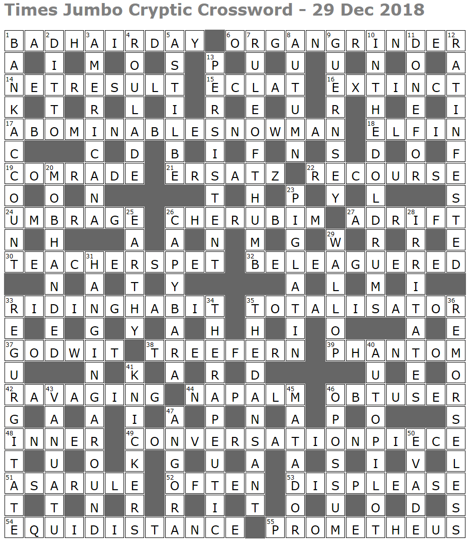 eclat crossword clue