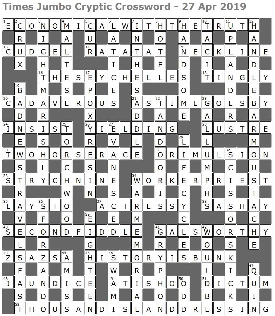 Times Jumbo Cryptic Crossword 1378 Lucian Poll s Web Ramblings