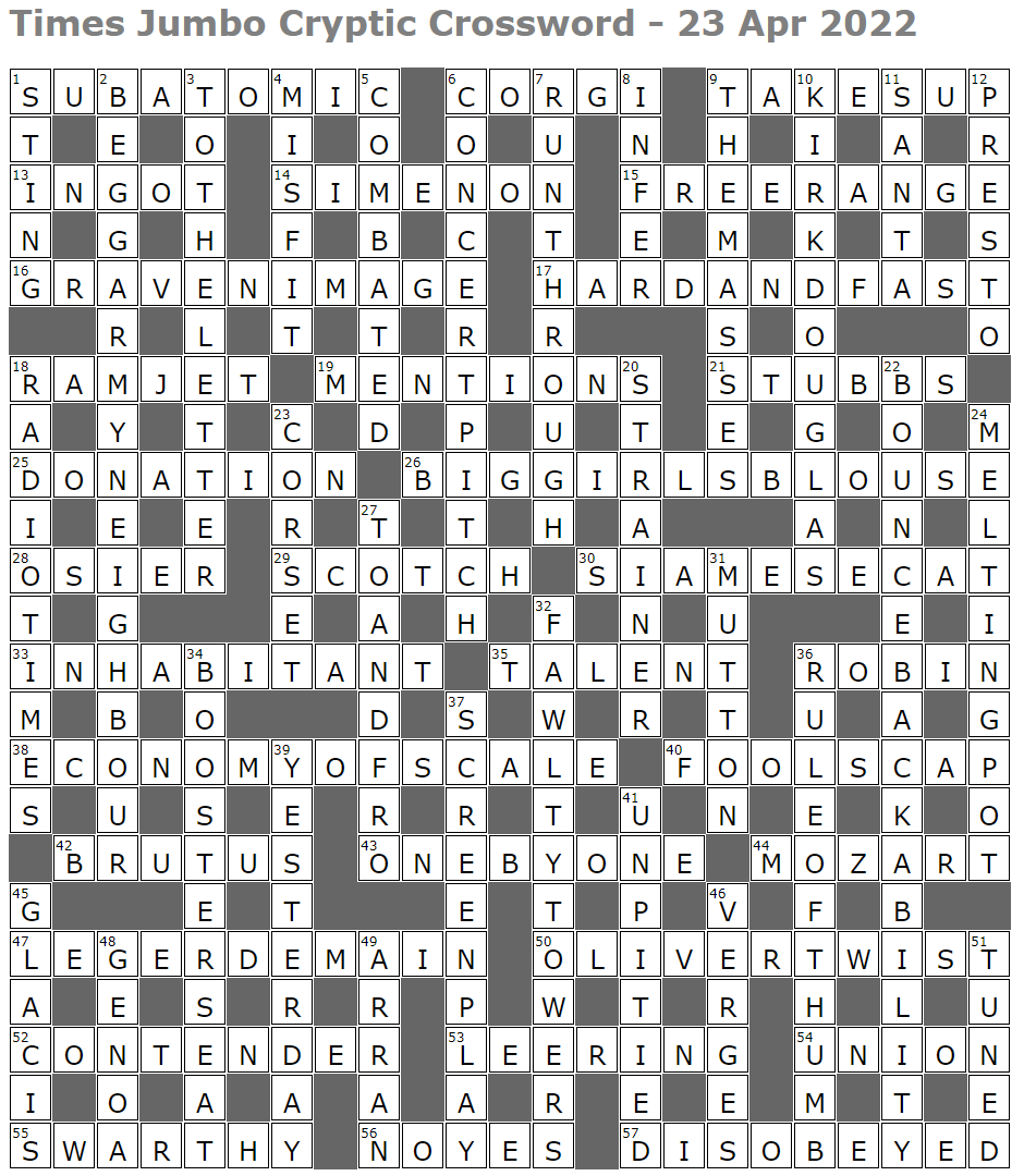 Times Jumbo Cryptic Crossword 1552 Lucian Poll s Web Ramblings