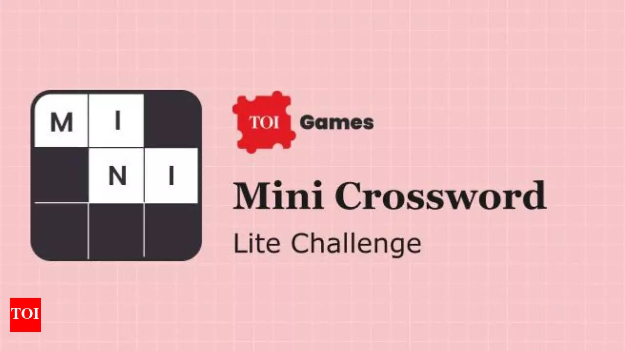 Today s TOI Mini Crossword Clues For 13 May 2025 The Times Of India
