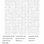 Transcontinental Railroad Word Search WordMint