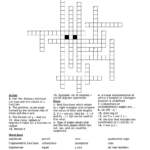 Trig Identities Crossword WordMint
