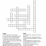 Unit 2 The Romans Late Antiquity Crossword WordMint