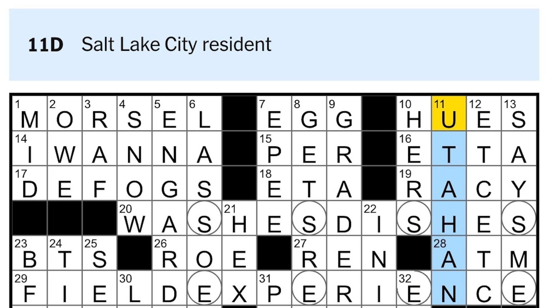 crossword clue tracker