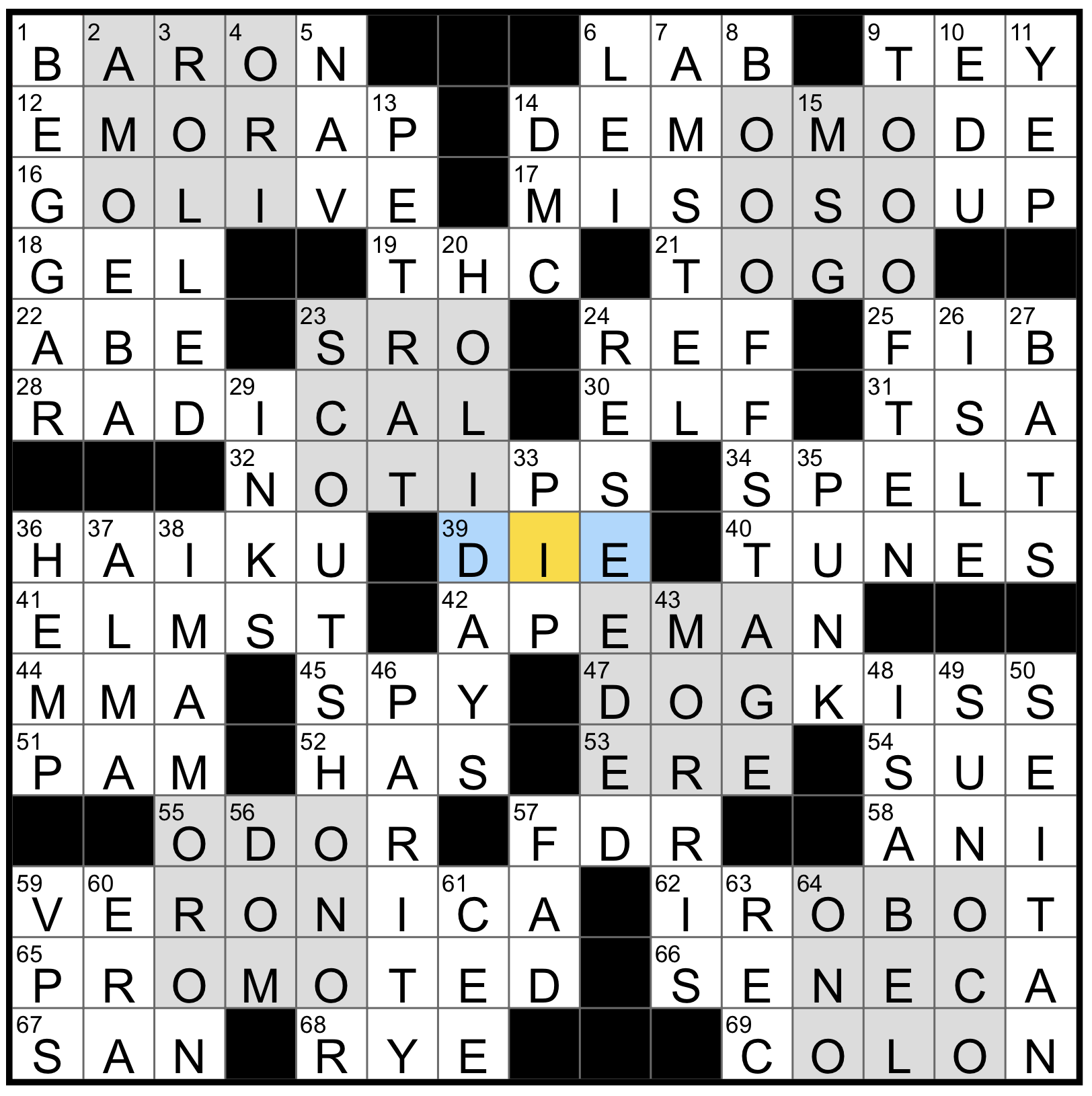 Wednesday August 20 2025 Diary Of A Crossword Fiend