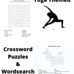 Yoga Crossword Puzzle Wordsearch Yoga Theme Puzzle Adult Coloring Pages Printable Printable Coloring Sheets Affirmation Coloring Pages Etsy