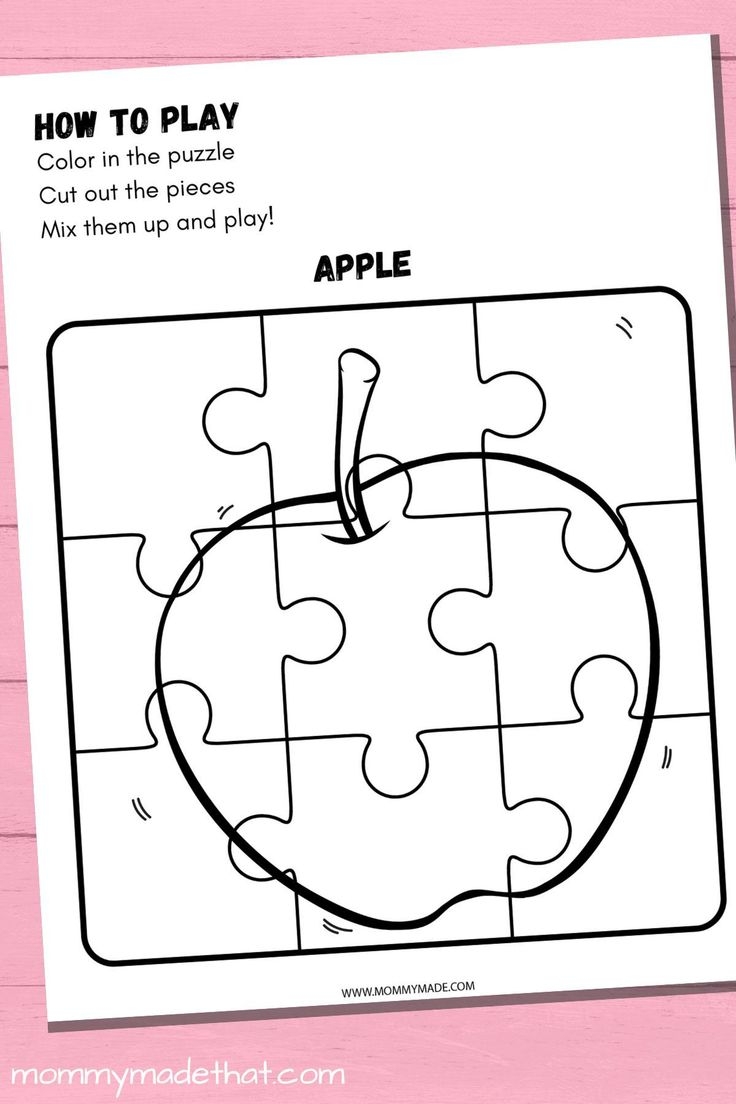 Kids Puzzle Printable