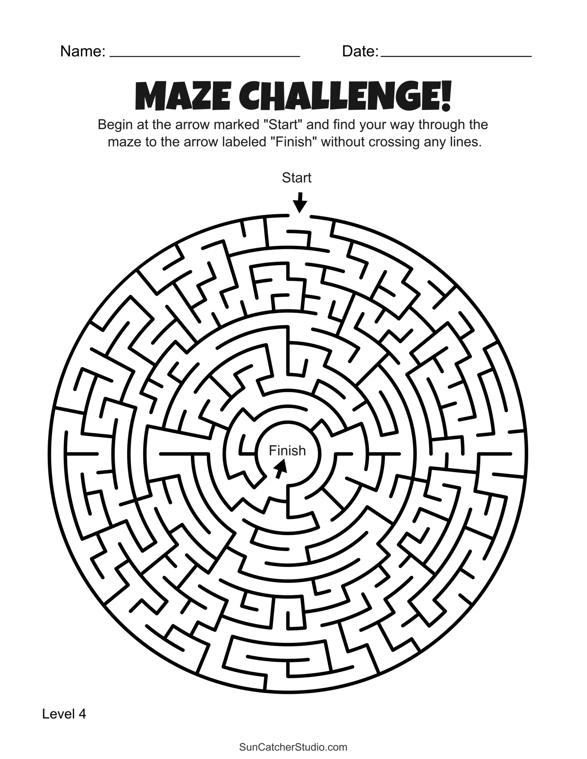 Free Printable Maze Activities And Puzzle Worksheets For Kids Free Printables Lettering SVG Files Tools Apps