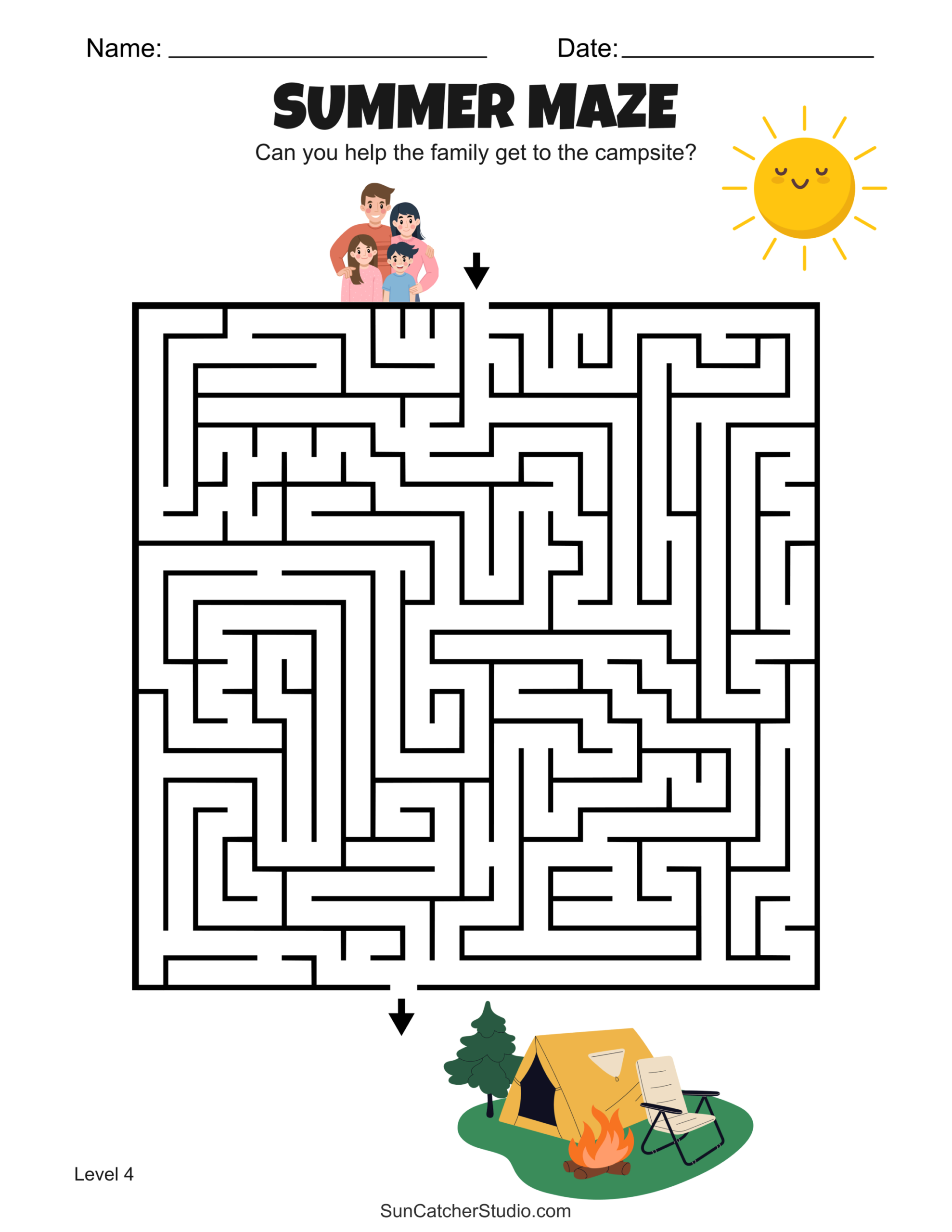 Maze Puzzle Printable