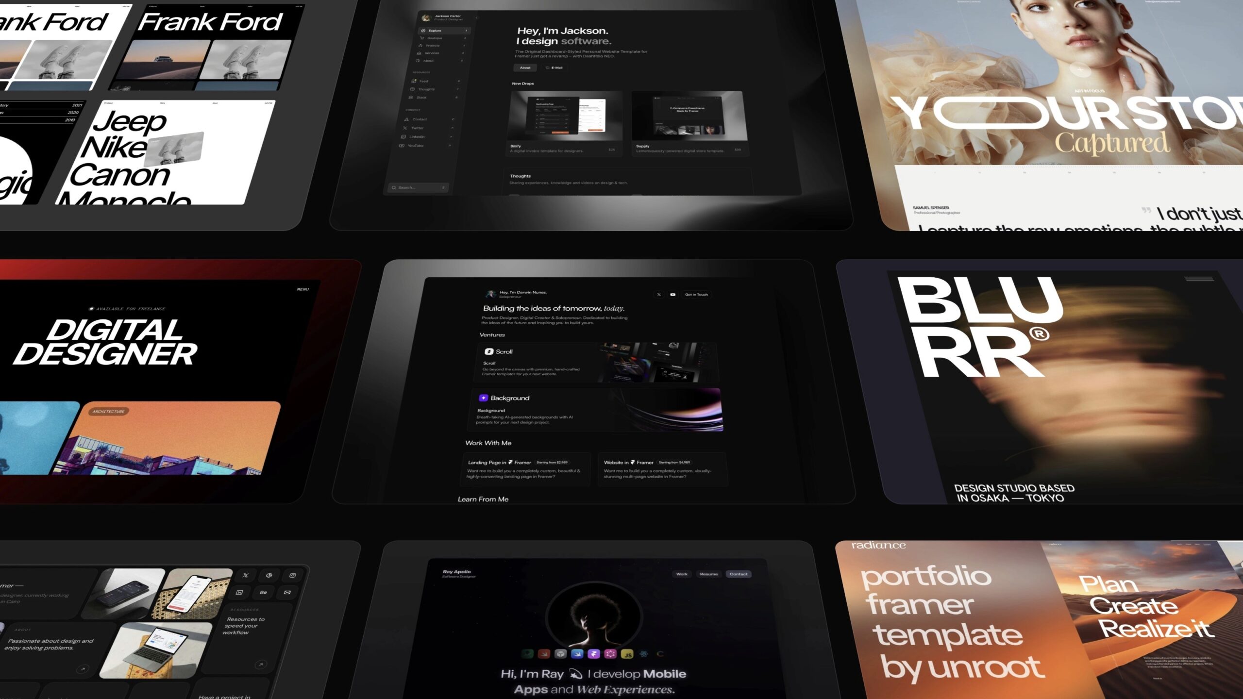 10 Best Framer Portfolio Templates In 2025 Hamza Ehsan 10 Best Framer Portfolio Templates In 2025 Hamza Ehsan