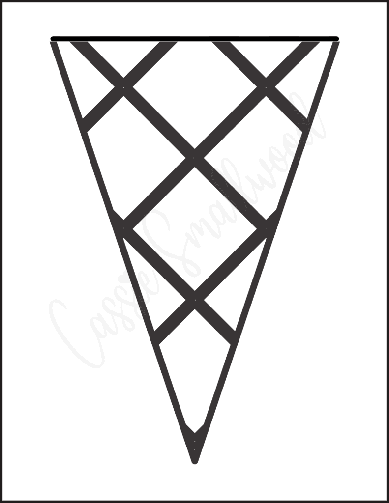 ice cream cone template