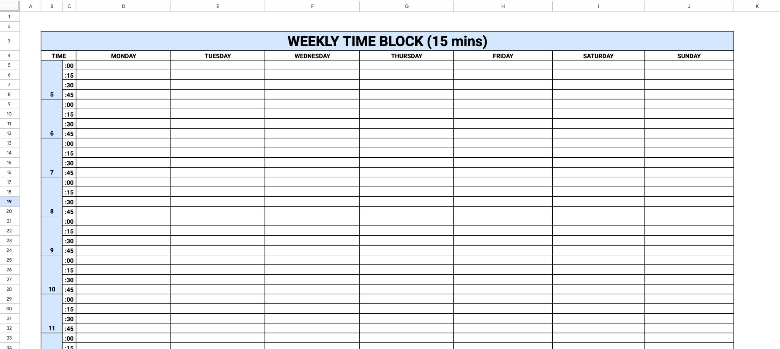 10 Time Blocking Templates For Every Schedule 2025 Download 