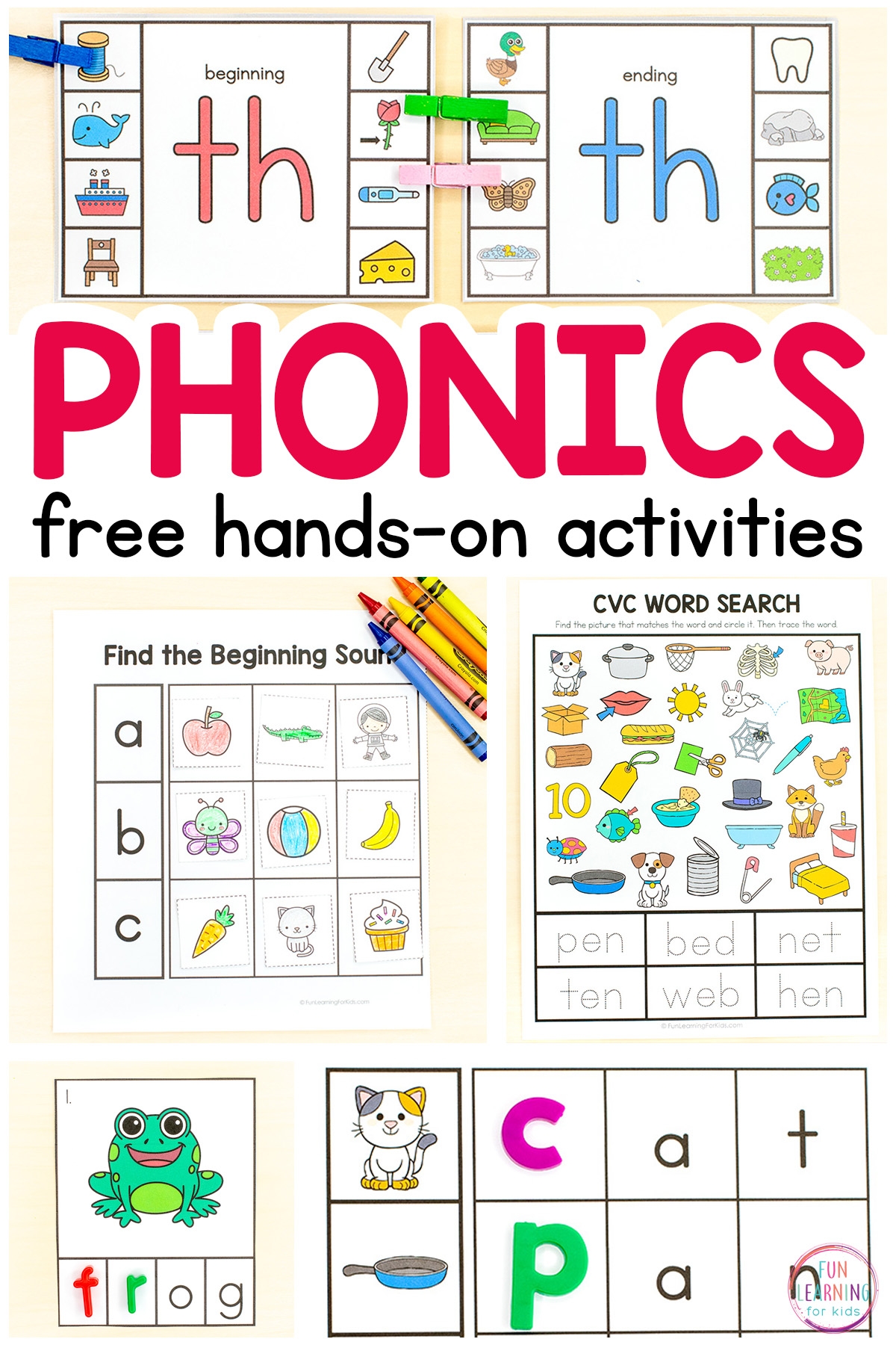 phonics exercises for kindergarten phonics exercises for kindergarten