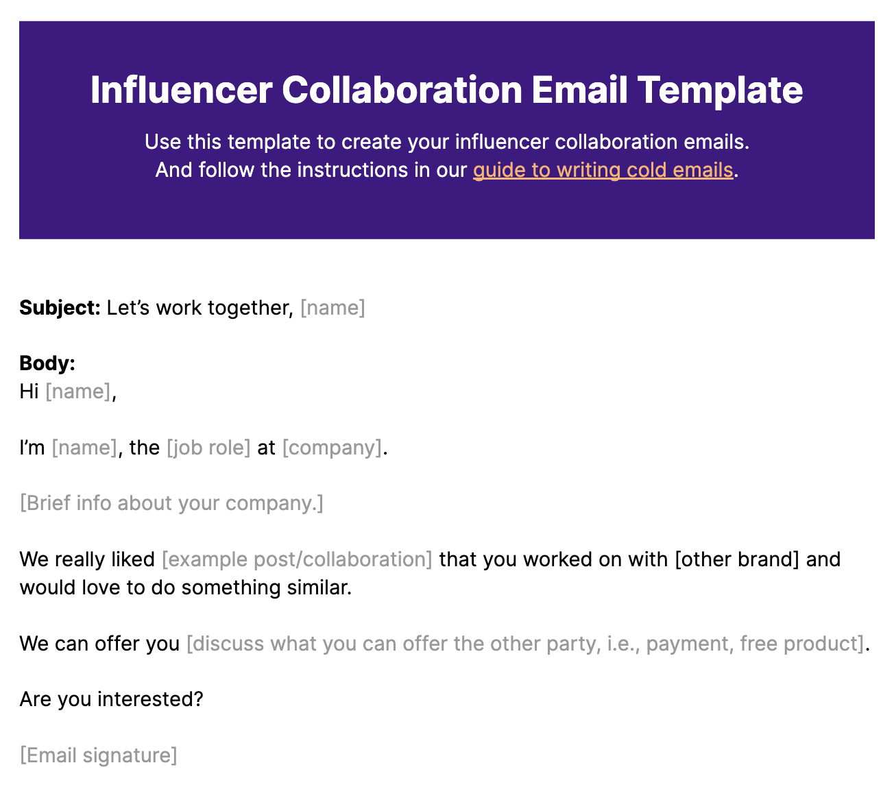 11 Cold Email Templates Sure To Attract Hot Leads