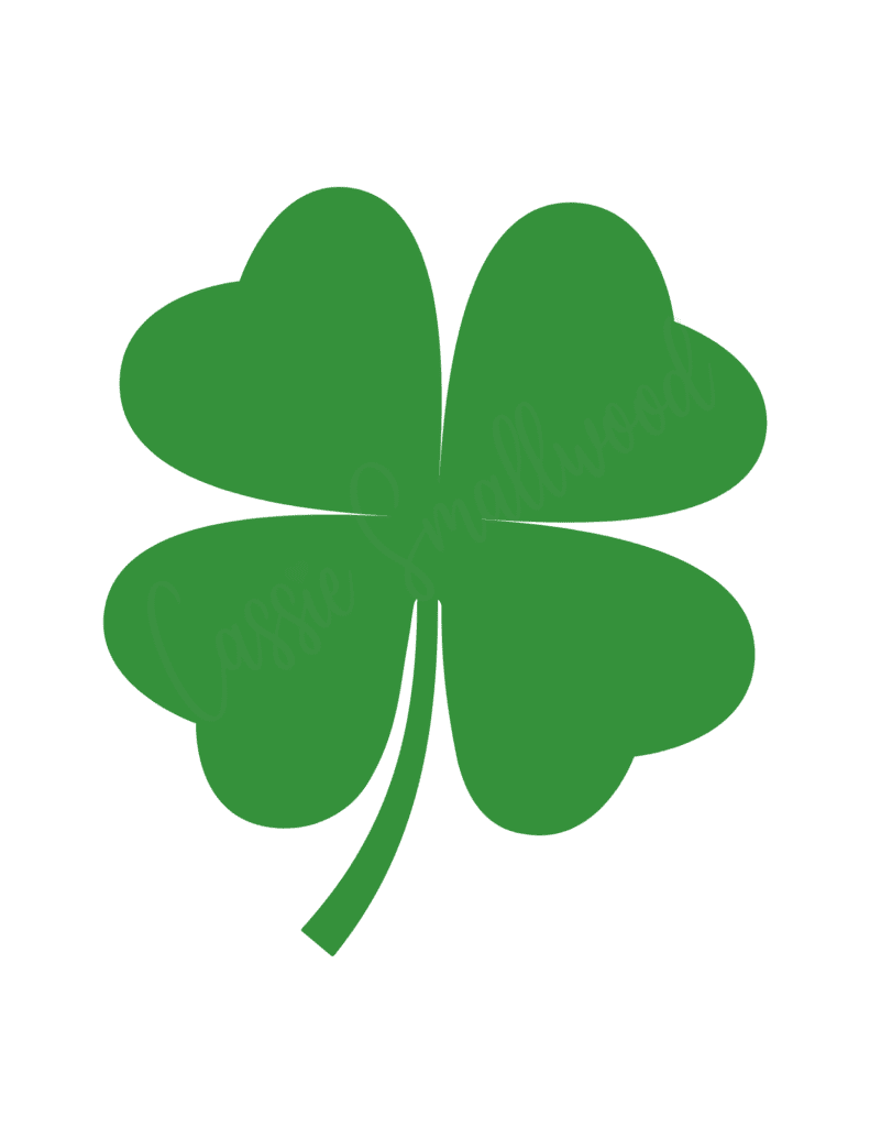 12 Cute Four Leaf Clover Printable Templates FREE Cassie Smallwood 12 Cute Four Leaf Clover Printable Templates FREE Cassie Smallwood