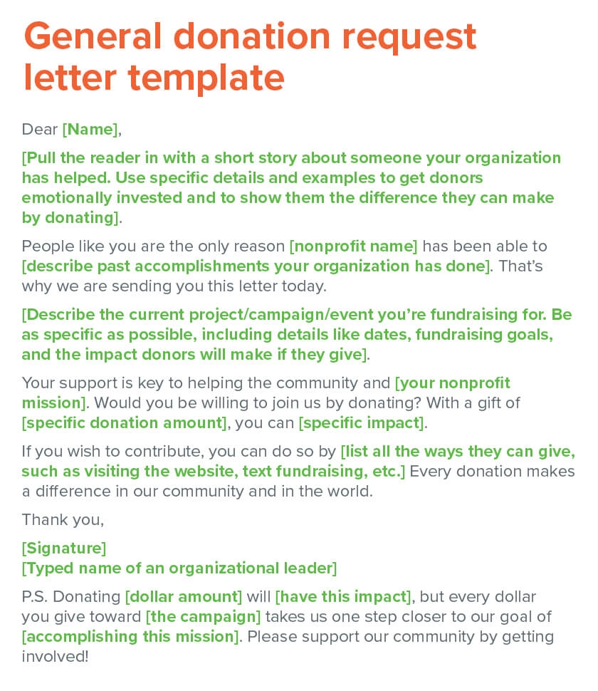 12 Donation Request Letter Templates To Help Raise More