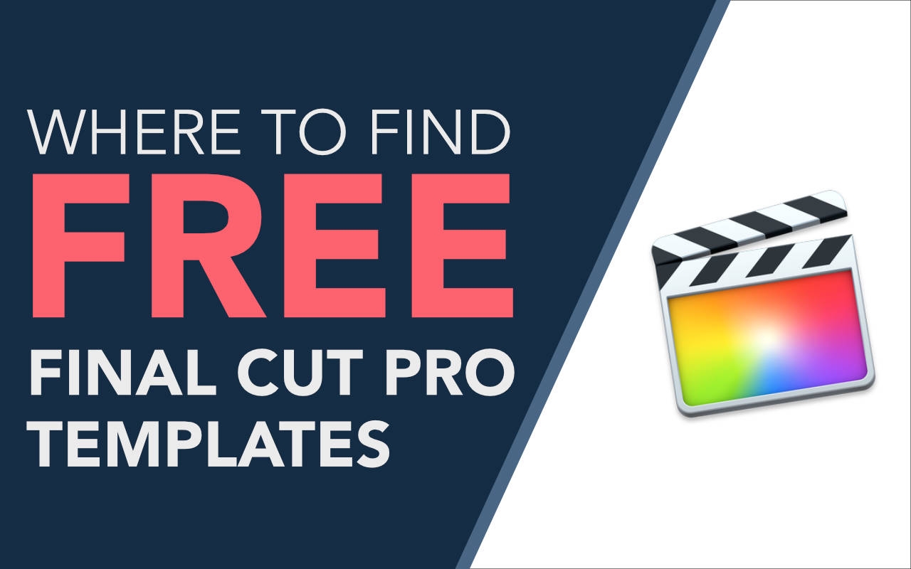15 Links Free Final Cut Pro Templates Plugins Effects Motion Master Templates