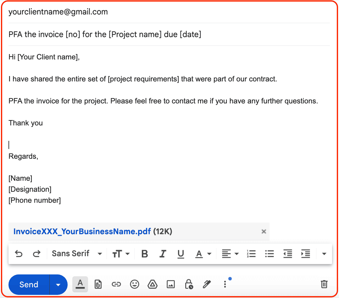 18 Email Invoice Templates To Customize And Click Send 18 Email Invoice Templates To Customize And Click Send