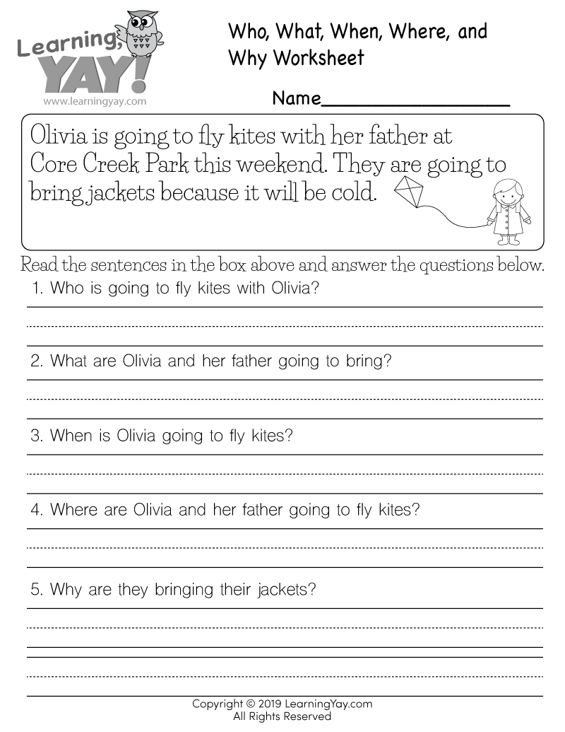 english worksheets for 1st graders